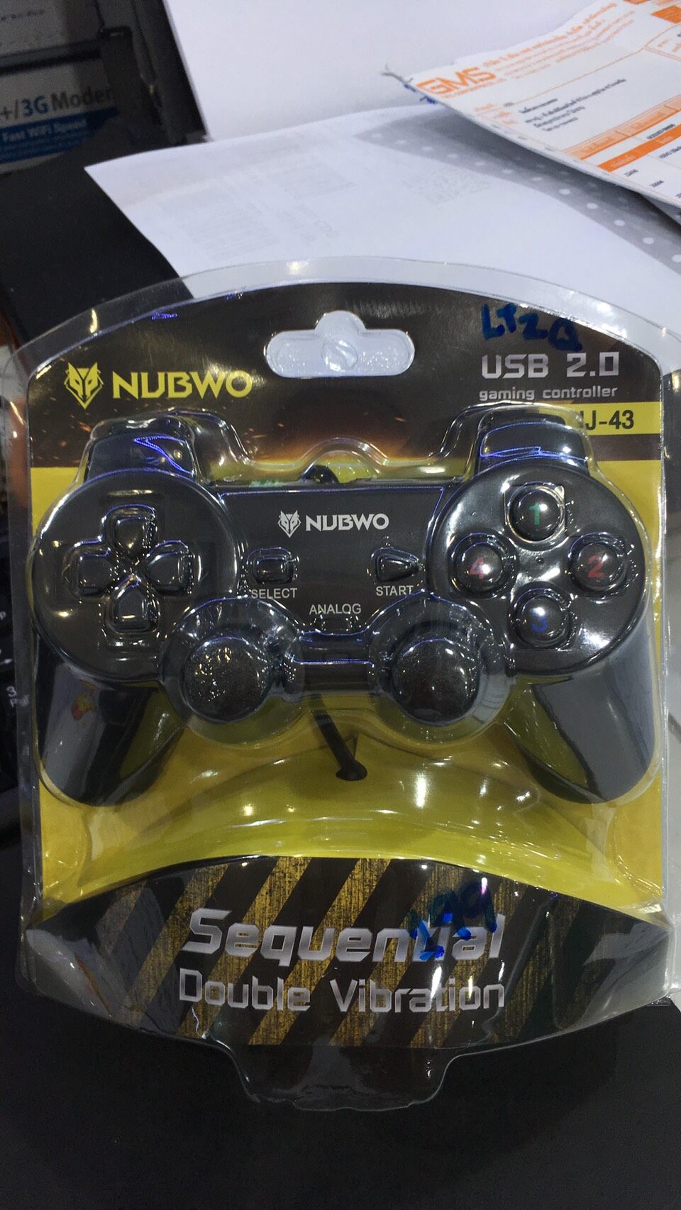 Joy Nubwo จอยเกมส์ NJ-43 Sequential Joystick จอย USB 2.0 สำหรับ PC,Notebook