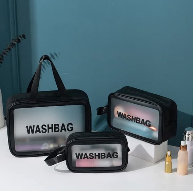 Washbag กระเป๋าใส่เครื่องสำอาง  กระเป๋า อเนกประสงค์ มีหลายขนาด กันน้ำ