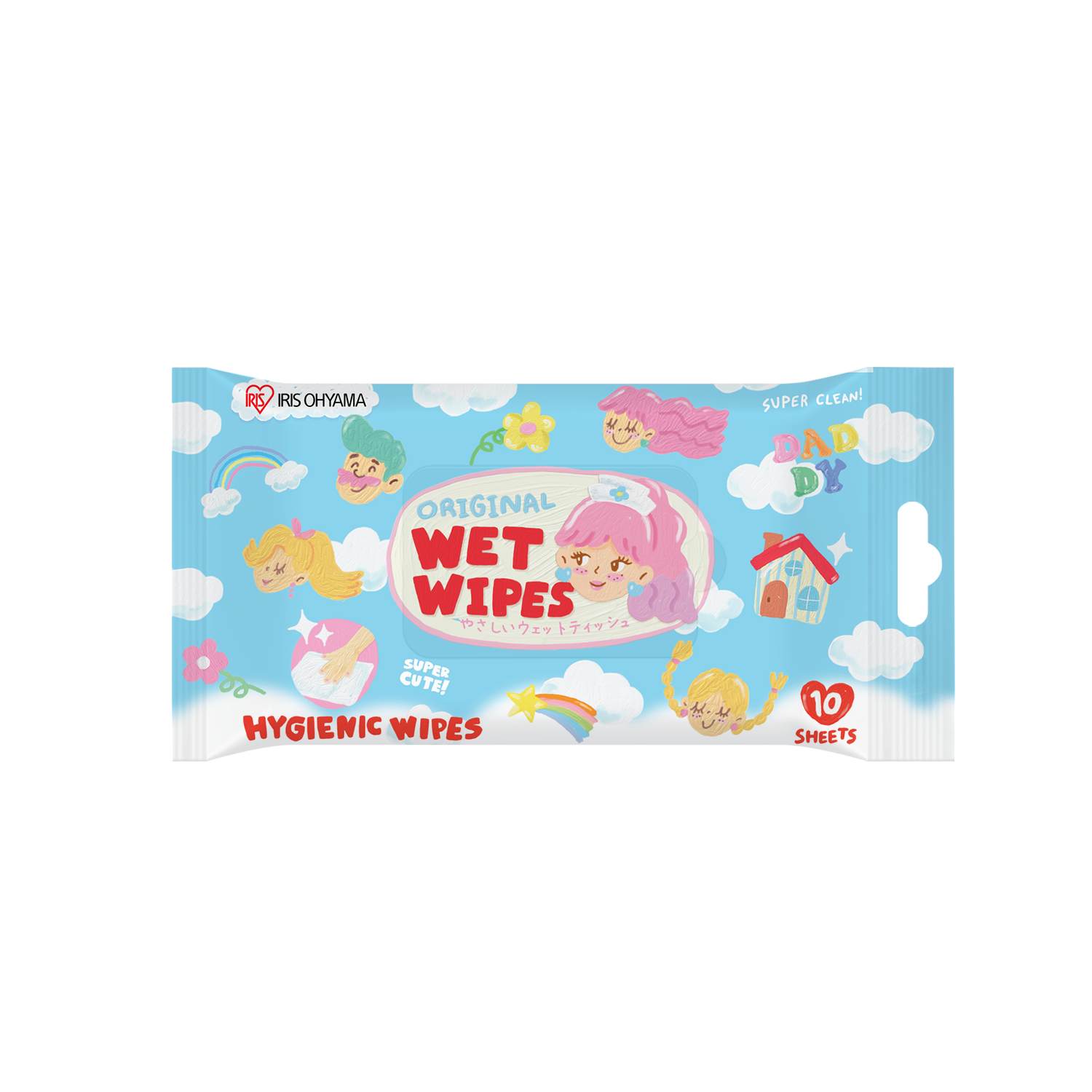 New Arrival! IRIS OHYAMA WET WIPES ORIGINALx Daddy & the muscle academy ไอริส โอยามะ ทิชชู่เปียกสูตรแอลกอฮอล์ x แด๊ดดี้ DADDY_10 เป็นที่นิยม