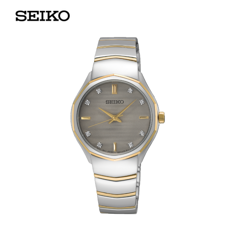 SEIKO QUARTZ ไซโก นาฬิกาข้อมือผู้หญิง รุ่น SUR616P ขนาด 30 mm.สีน้ำตาล ราคา 19,000 บาท*ส่งฟรี