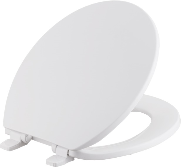TRUFLO Essential Toilet seat cover ฝารองชักโครก  พลาสติกใหม่ 100% Polypropylene สินค้าคุณภาพ  (Size 440x365mm) ผารองชักโคก ฝารองนั่งส้วม ฝารองนั่ง สีขาว พลาสติก