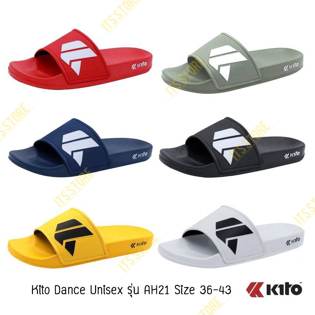 ?รองเท้ายอดนิยม?พร้อมส่ง?ราคาถูก KITO AH21 DANCE แท้?% รองเท้าแตะ Unisex (ไซส์ 36-43) รองเท้าEVA น้ำหนักเบา รองเท้าแตะหญิง รองเท้าแตะชาย