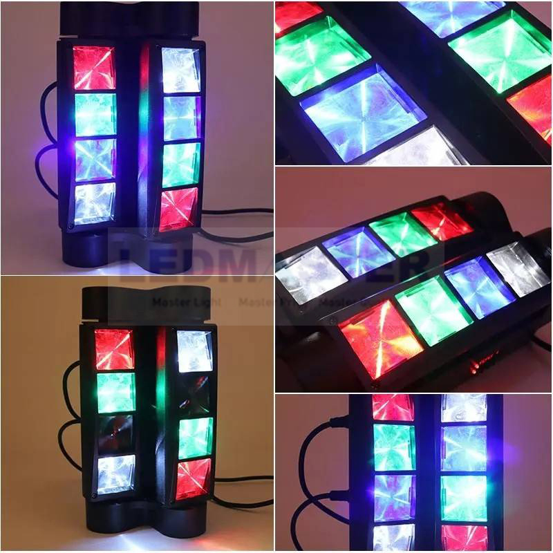 ไฟสไปรเดอร์ 8 ตา RGBW,LED Spider mini disco