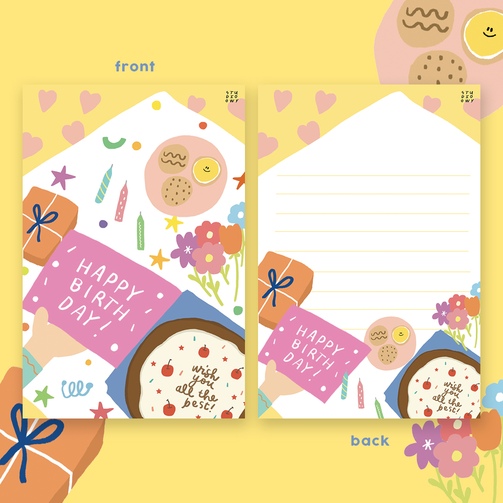 STUDIO.OWY : Birthday Card การ์ดวันเกิด