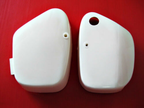 HONDA CT90 CT90K0 K0 CT200 SIDE COVER WHITE LEFT & RIGHT SET 2Pcs. #แผงข้างตัวรถ