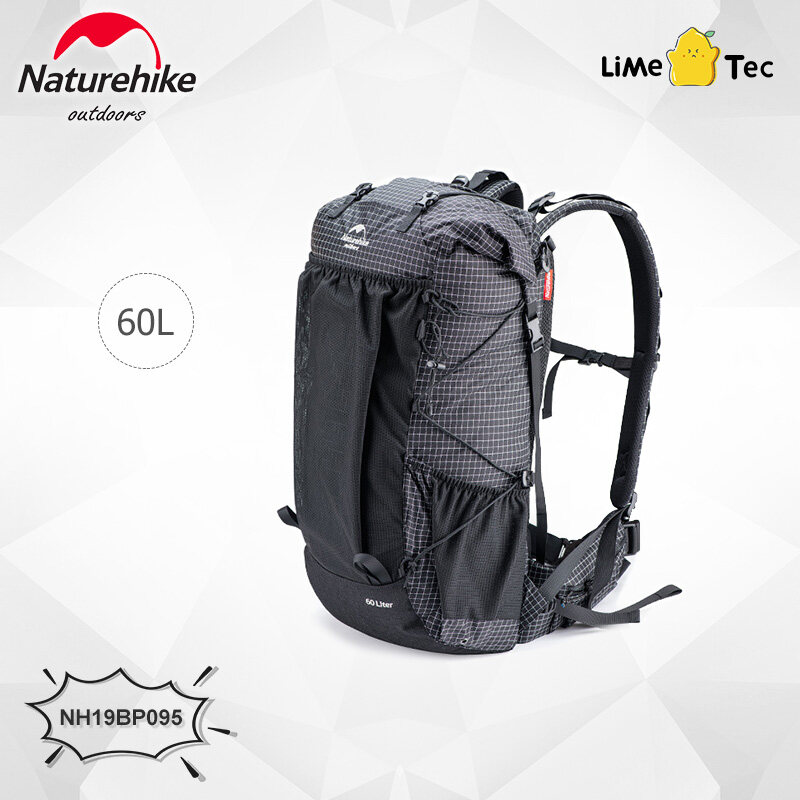 Naturehike 60L+5L Rock Series Hiking Backpack กระเป๋าเป้ สะพายหลัง แบคแพค ขนาด 60+5 ลิตร น้ำหนักเบา