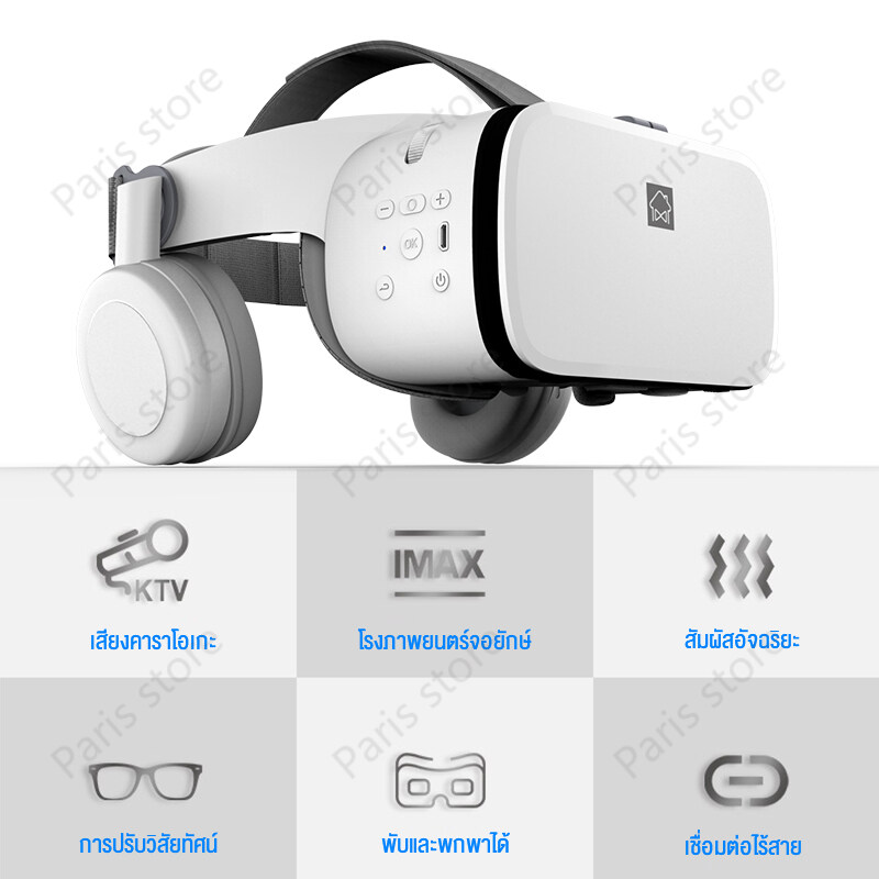 2019 แว่นVR BOBOVR Z6 ของแท้100% นำเข้า 3D VR Glasses with Stereo Headphone Vir Reality Headseยะ สำหรับโทรศัพท์สมาร์tualทโฟนทุกรุ่t แว่นตาดูหนัง 3D อัจฉริน