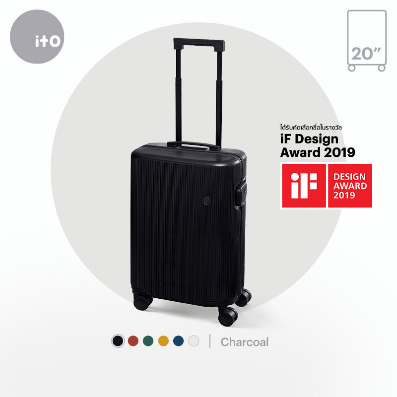 ITO Pistachio 20 - Luggage 20 inches carry on luggage, hard case, lightweight, Passcode TSA lock (Suitcase, luggage, trolley travel bags) ราคา 6,290 บาท*ส่งฟรี