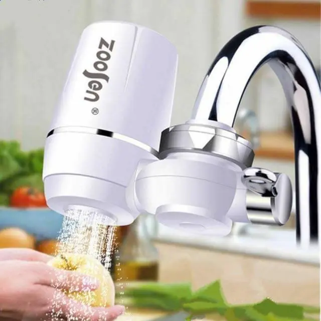 Zoosen Water purifier เครื่องกรองน้ำ 7 ชั้น เครื่องกรองน้ำใช้ติดหัวก๊อก ไส้กรองเซรามิค กรองได้ 7 ชั้น สะอาด ปลอดภัย