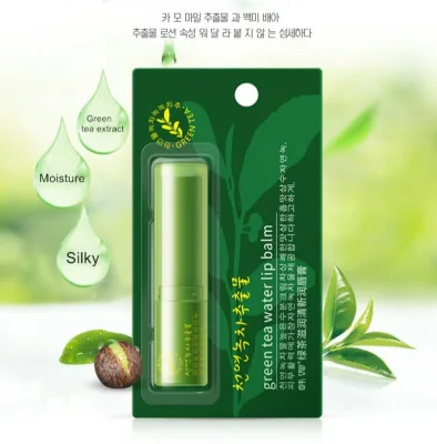 ลิปบาร์ม2.7g Green Tea Water lip balm ลิปมัน Horec บํารุงริมฝีปากให้ความชุ่มชื้น พร้อมส่งจากไทย