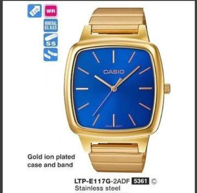 Casio แท้ รุ่น LTP-E117G-2AVDF นาฬิกาผู้หญิง Casio แท้ รุ่น LTP-E117G-2AVDF นาฬิกาผู้หญิง