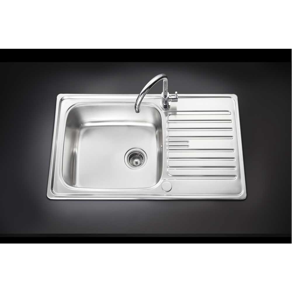 MEX รุ่น BIX1B อ่างล้างจาน 1 หลุม 1 ที่พัก ขนาดอ่าง 86 x 50 ซม. สเตนเลส สตีล AISI 304 ราคา 3,990 บาท*ส่งฟรี