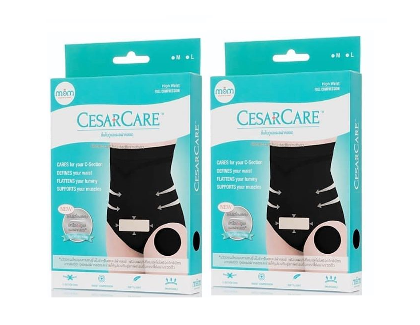 MOM Ministry Of Mama CESARCARE C-SECTION (Black) การเพิ่มขนาดการดูแล M/L ต้นฉบับ 100%