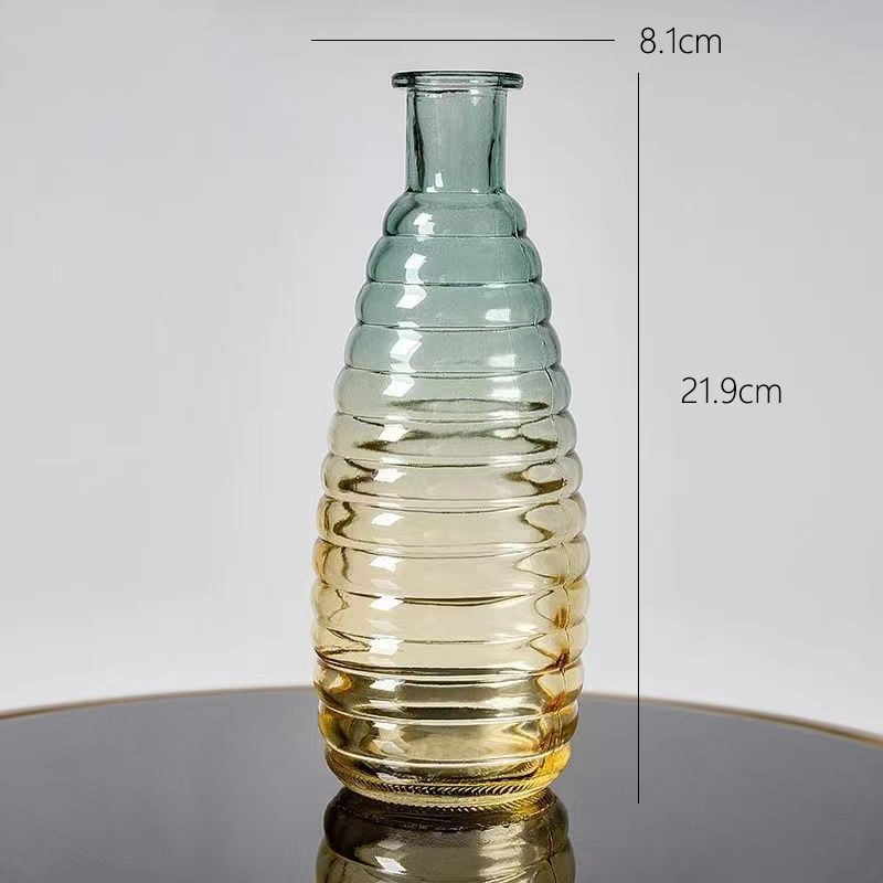 พร้อมส่ง insแจกันแก้วใส ใส่ดอกไม้ ตกแต่งห้องนั่งเล่น ทรงรูปขวด แบบสั้น glass vase สุดน่ารัก แจกันดอกไม้ทรงกระบอกเล็ก ๆ สำหรับตก แต่งประเทศเรียงตก แต่งด้วยกระจกแก้วใส แจกันขนาดแตกต่างกัน 12 ขนาด