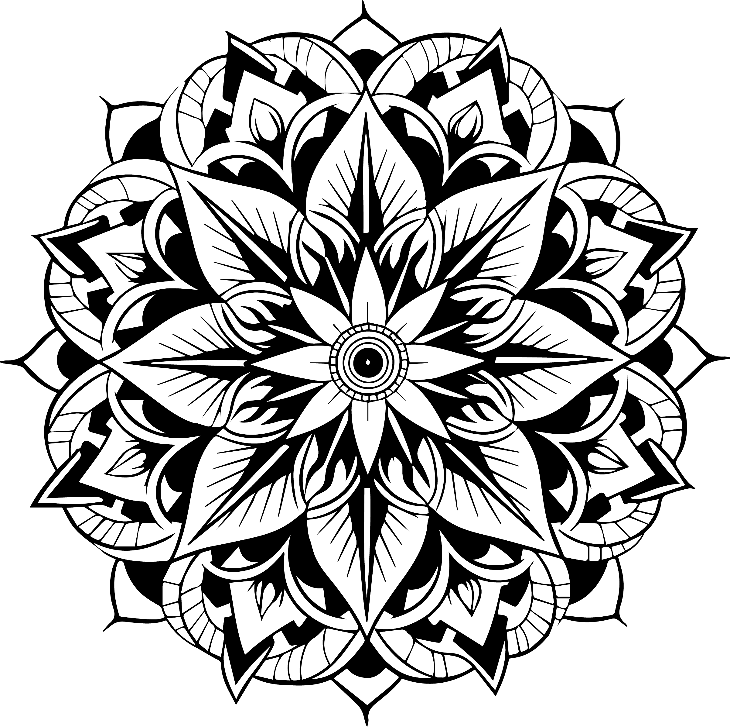Mandala DIY Set B เลือกลวดลาย ตามสไตล์คุณ - ซื้อยกเซ็ต 20 ลาย แถมฟรี ! สีไม้ Master Art Premium Grade แทงยาว 12 สี