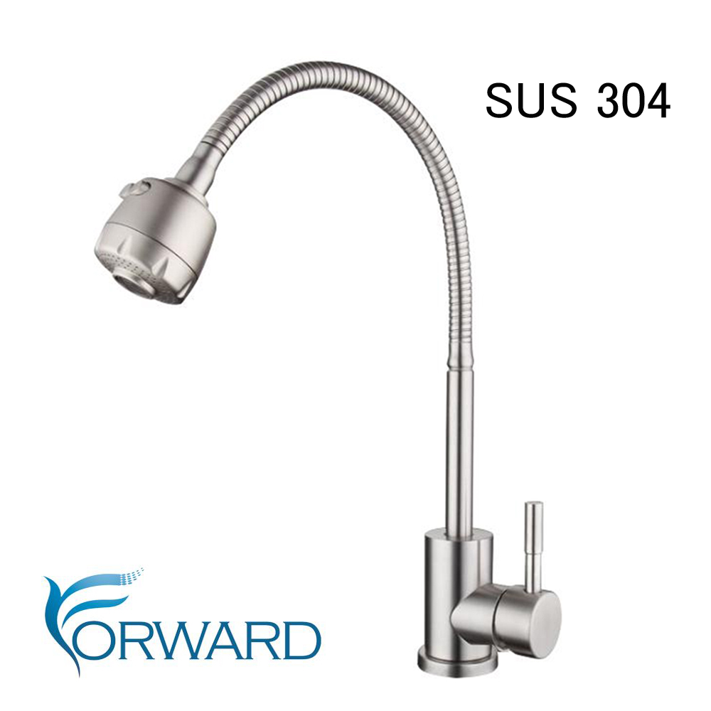 Stainless steel 304 swivel spout kitchen tap ก็อกน้ำ อ่างล้างจาน