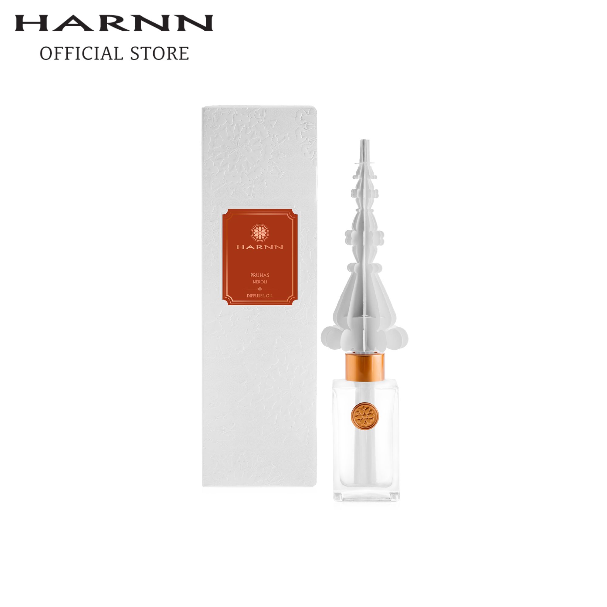 ของใช้ในบ้านและผลิตภัณฑ์ดูแลบ้าน HARNN น้ำมันหอมระเหย PRUHAS NEROLI DIFFUSER OIL 100 ML. ก้านไม้หอมกระจายกลิ่น้ำหอมในบ้าน ก้านไม้หอม น้ำหอมปรับอากาศ น้ำหอม