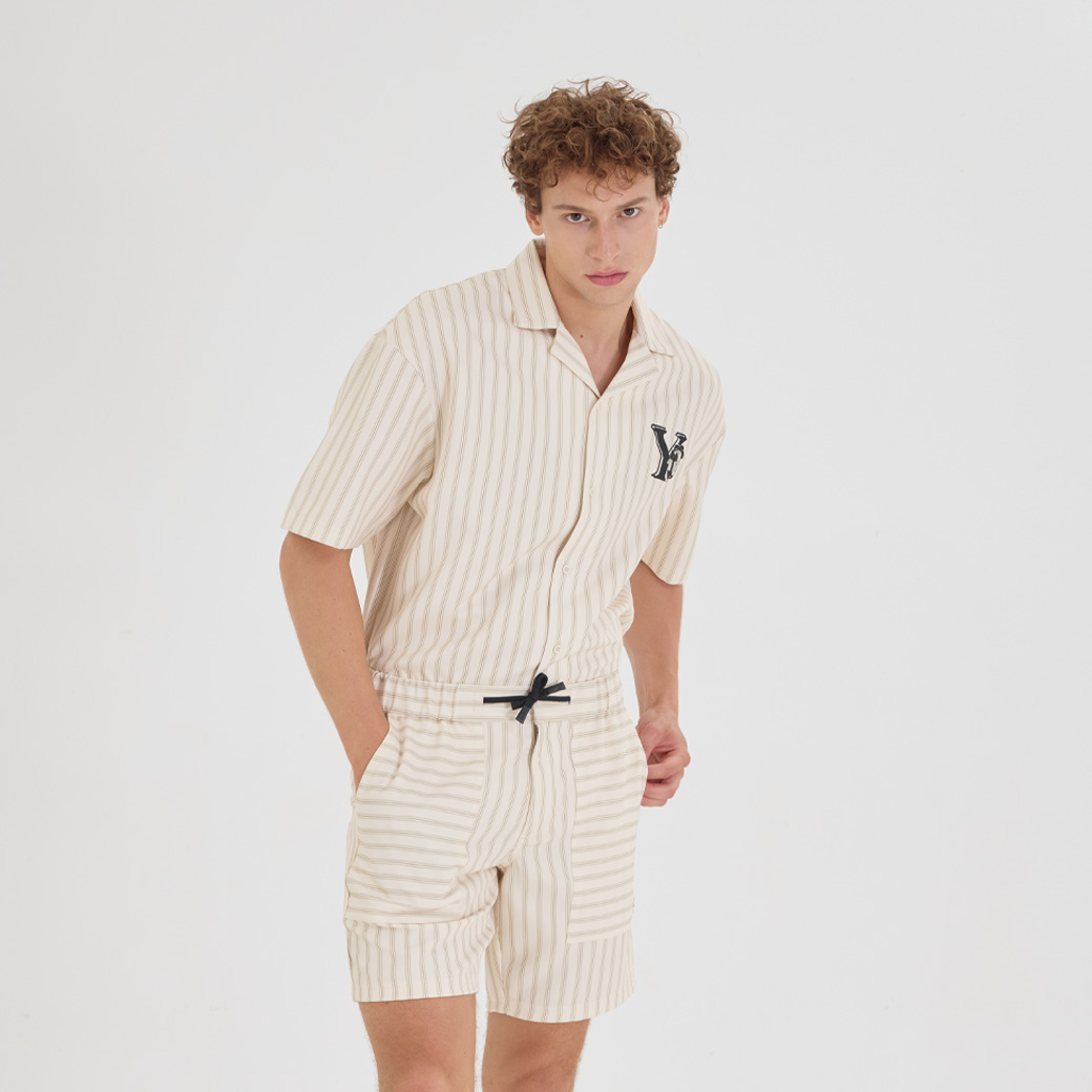 Khaki Bros. - Shorts Loose Fit - กางเกงขาสั้น ทรง Loose Fit - KM24T002 ราคา 645 บาท*ส่งฟรี