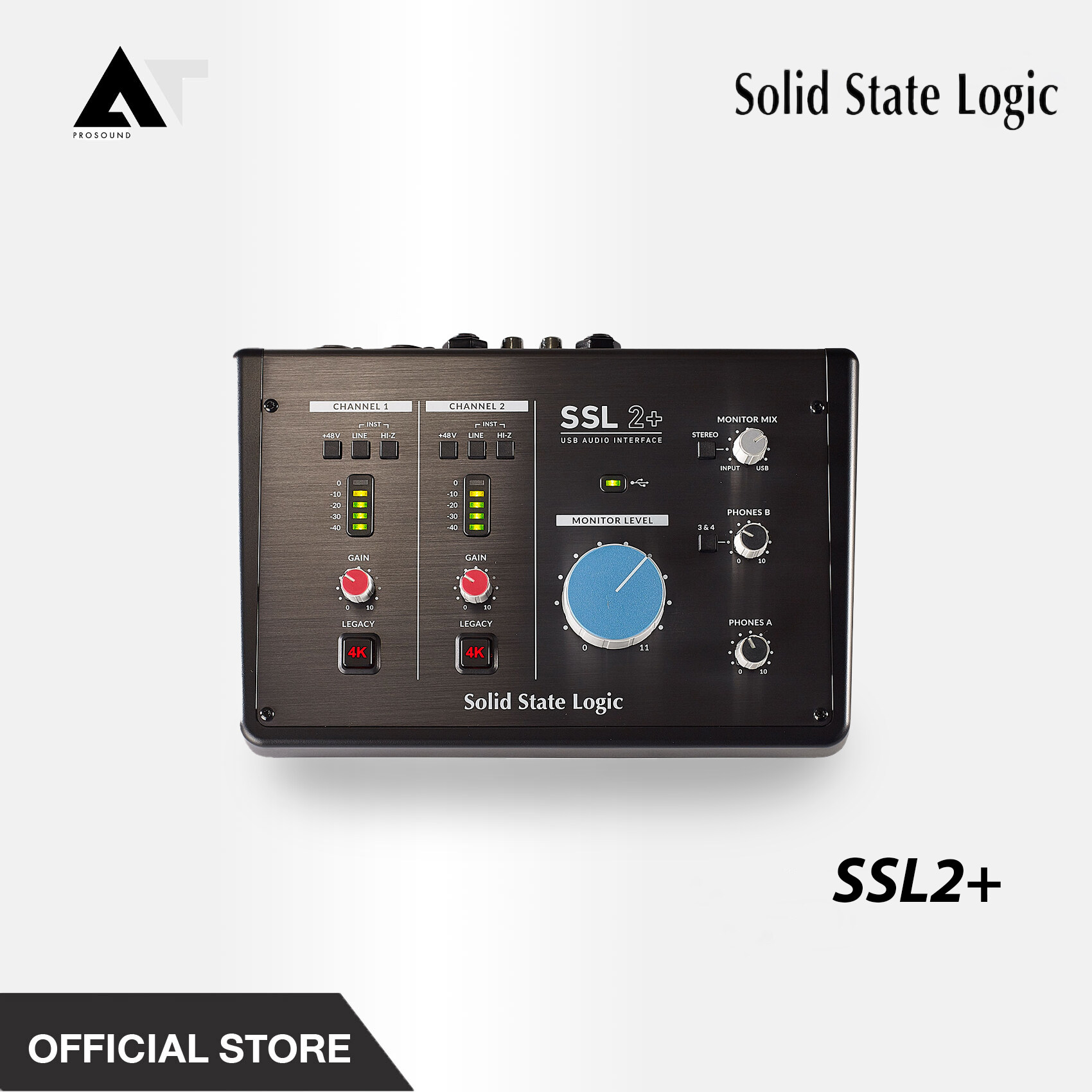 ออดิโออินเตอร์เฟส (ซาวด์การ์ด) SSL2+, เอสเอสแอล 2+ Audio Interface