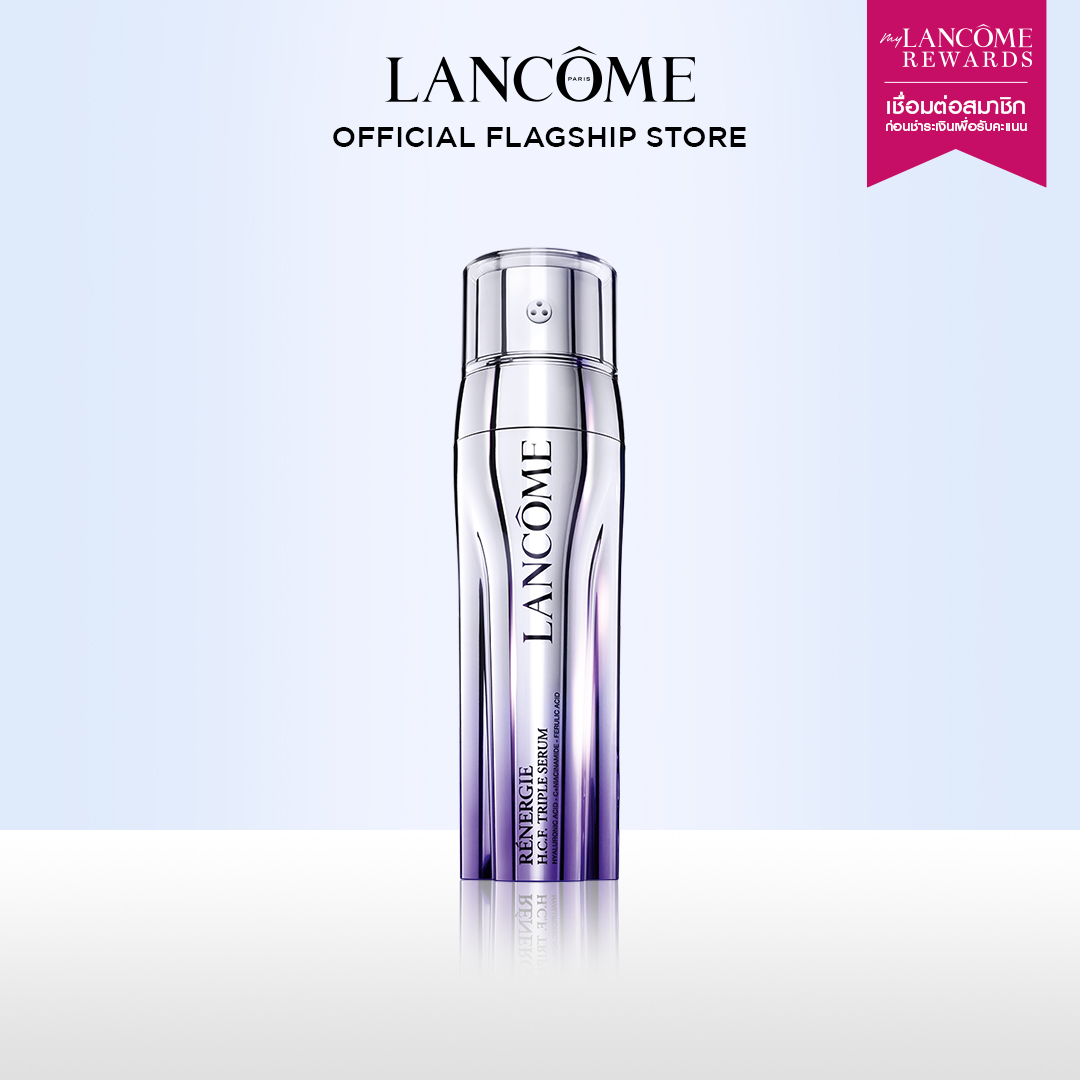 LANCOME RENERGIE H.C.F. TRIPLE SERUM 50 ML ลังโคมเซรั่มผสาน 3 พลัง ป้องกันริ้วรอยแห่งวัยในหนึ่งเดียว (เซรั่ม ลังโคม ริ้วรอย anti aging)