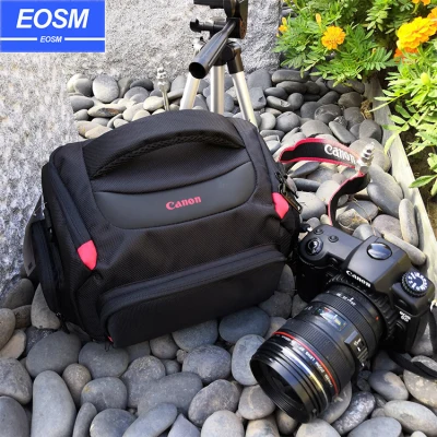 EOSM Small Waterproof Camera storage bag มืออาชีพ DSLR ถุงเก็บกล้องกันน้ำกระเป๋ากล้องดิจิตอลสำหรับ Canon 100D 550D 600D 650D 700D 750D 760D 60D 70D 7D 7D2