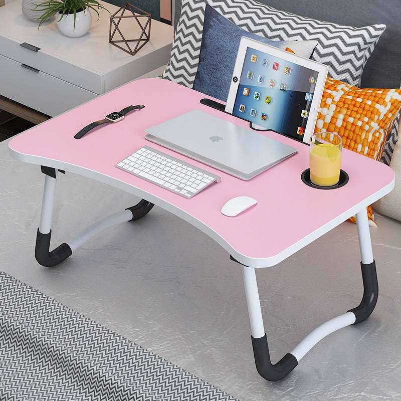 at.homemart โต๊ะวางคอมพิวเตอร์ โต๊ะพับอเนกประสงค์  โต๊ะญี่ปุ่น โต๊ะนั่งกับพื้น โต๊ะเขียนหนังสือ แบบมีที่วางแก้ว