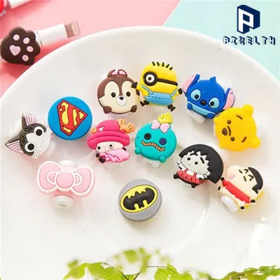 Cute Cartoon USB Charger Cable Winder Protective Cover Data line Protector