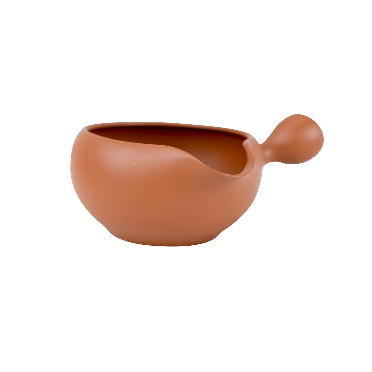 ถ้วยดินเผาพักน้ำมีปากริน ไม่มีลายผิวด้าน จากญี่ปุ่น รหัส 35-01 ราคา 1,730 บาท*ส่งฟรี