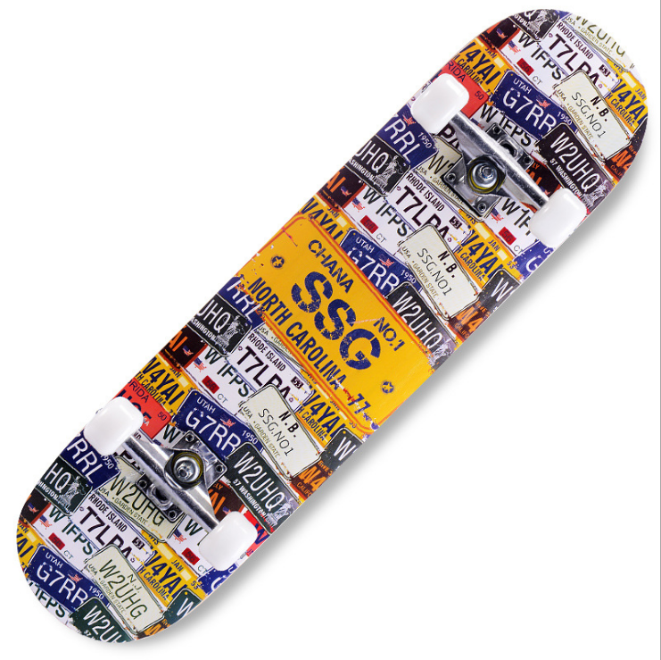 Skateboard สเก็ตบอร์ด ? คุณภาพสูง⭐ 80cm แข็งแรงไม่เป็นสนิม สำหรับผู้เริ่มเล่น-มืออาชีพ ส่งเร็วเก็บปลาย ? สเก๊ตบอร์ด สเกตบอร์ด