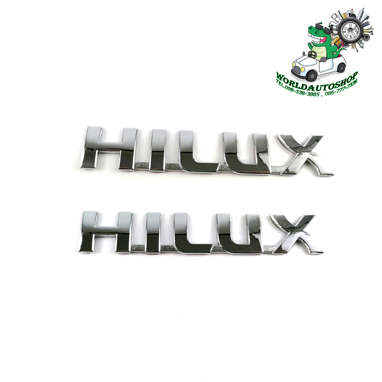 Logo HILUX plated cool cattle oleva Aimee ี่ Cedar Lo spruce Hi Luc HILUX Chrome htc2 stick Vigo Vigo champ Lo spruce plated strands ่า omit ี grade Mall (warranty 6 month)-galaxy4 door have service freight collect ราคา  356 บาท*ส่งฟรี