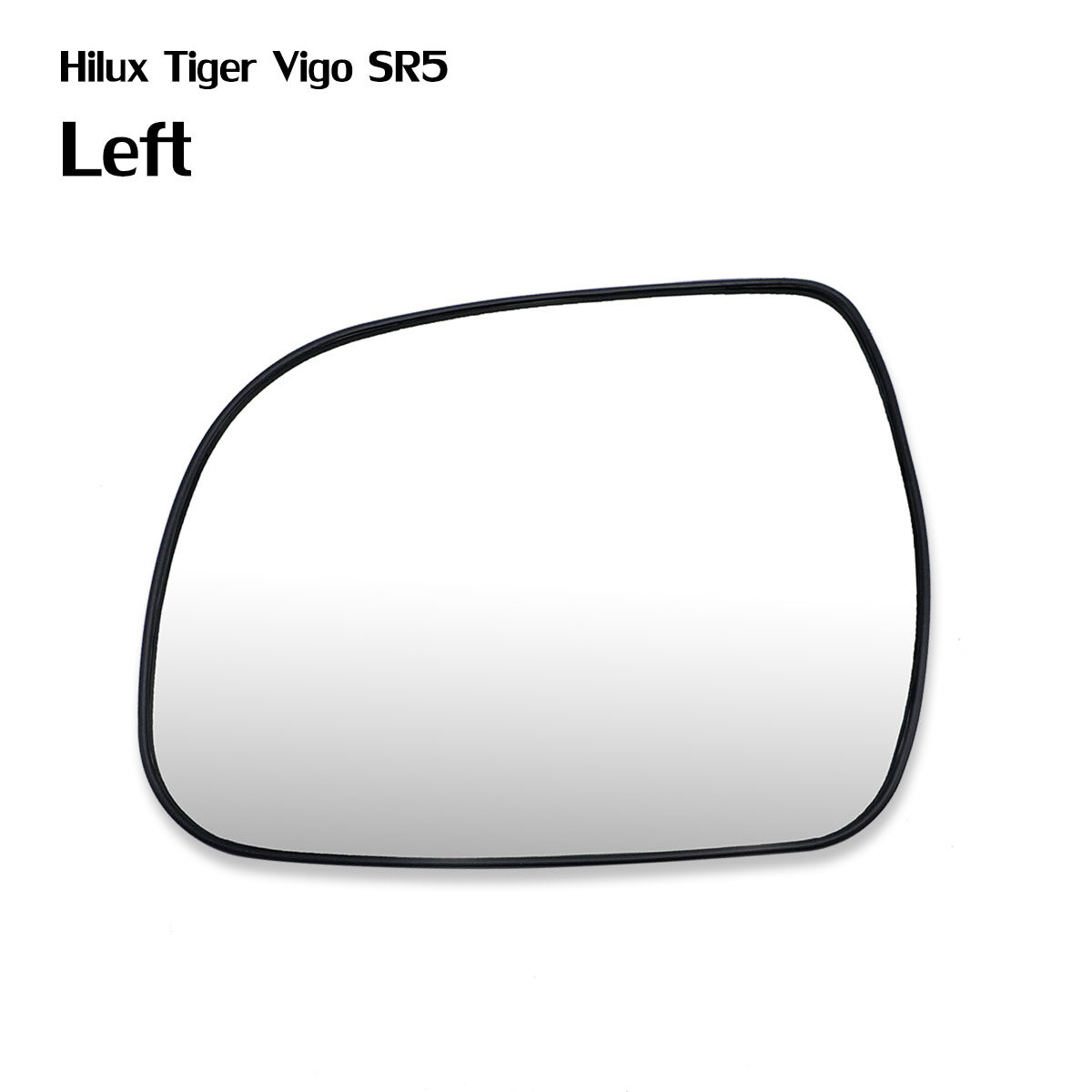 เนื้อเลนส์กระจก ข้าง ซ้าย ใส่ Toyota Hilux New Vigo Champ 2012 - 2014 LH Wing Side Door Mirror Glass Len Hilux Vigo Champ SR5 2012-2014 Toyota มีบริการเก็บเงินปลายทาง
