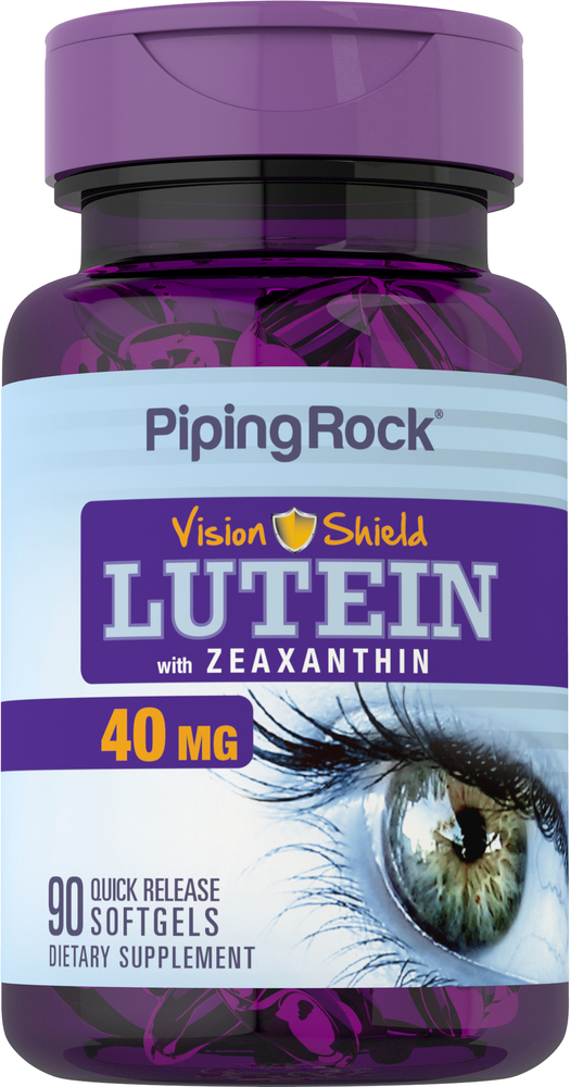 ลูทีน บำรุงสายตา Piping Rock 40 มก 90 เม็ด  Lutein + Zeaxanthin