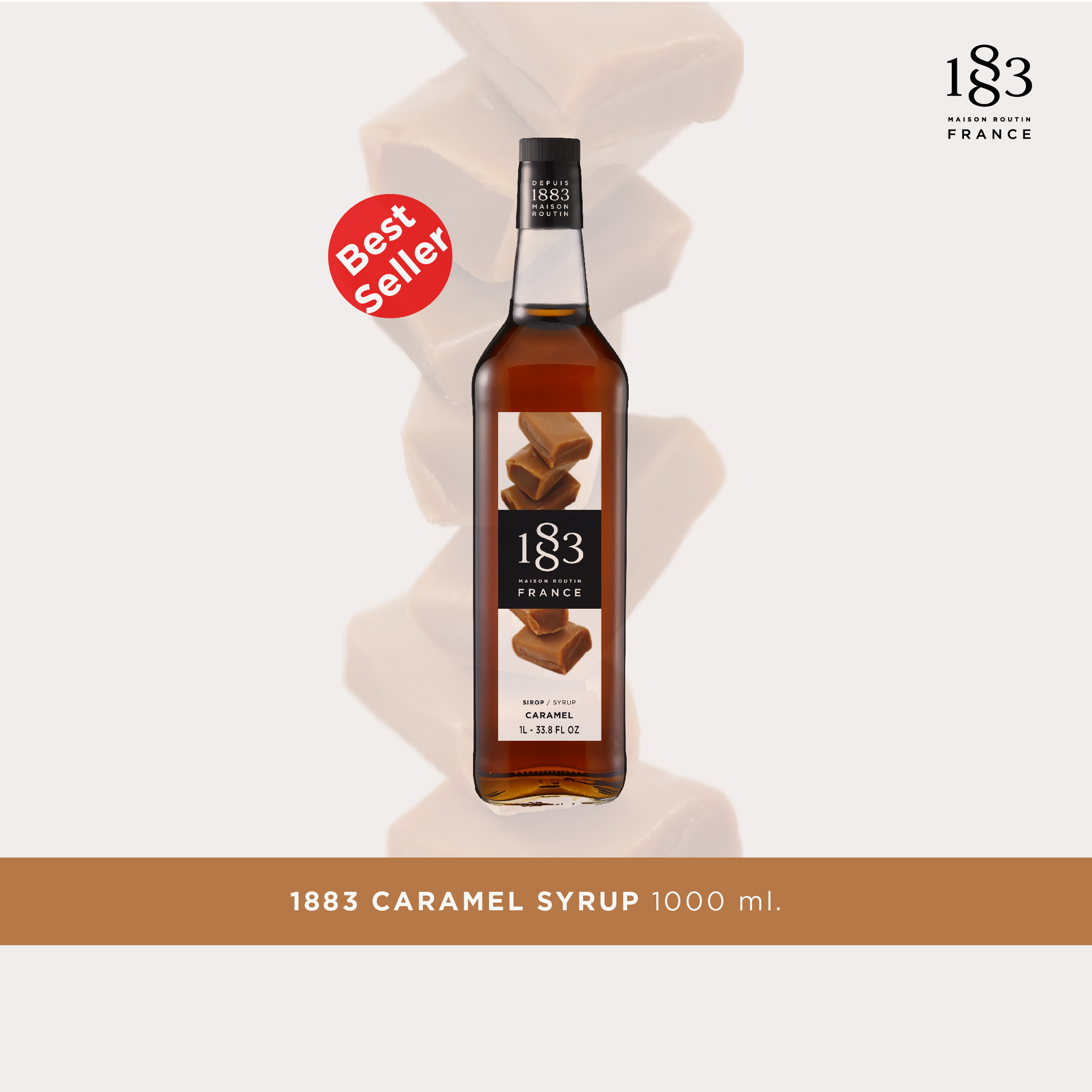 CARAMEL SYRUP 1000 ml. (SKU 1717) ราคา 648 บาท*ส่งฟรี