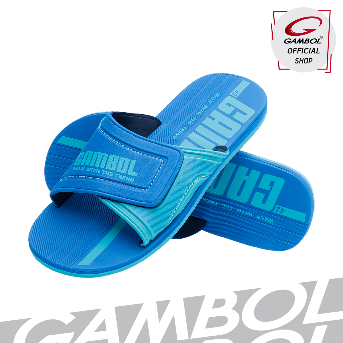 GAMBOL แกมโบล รองเท้าแตะผู้ชาย รุ่น GM13023/GM13023A - Size 40-46