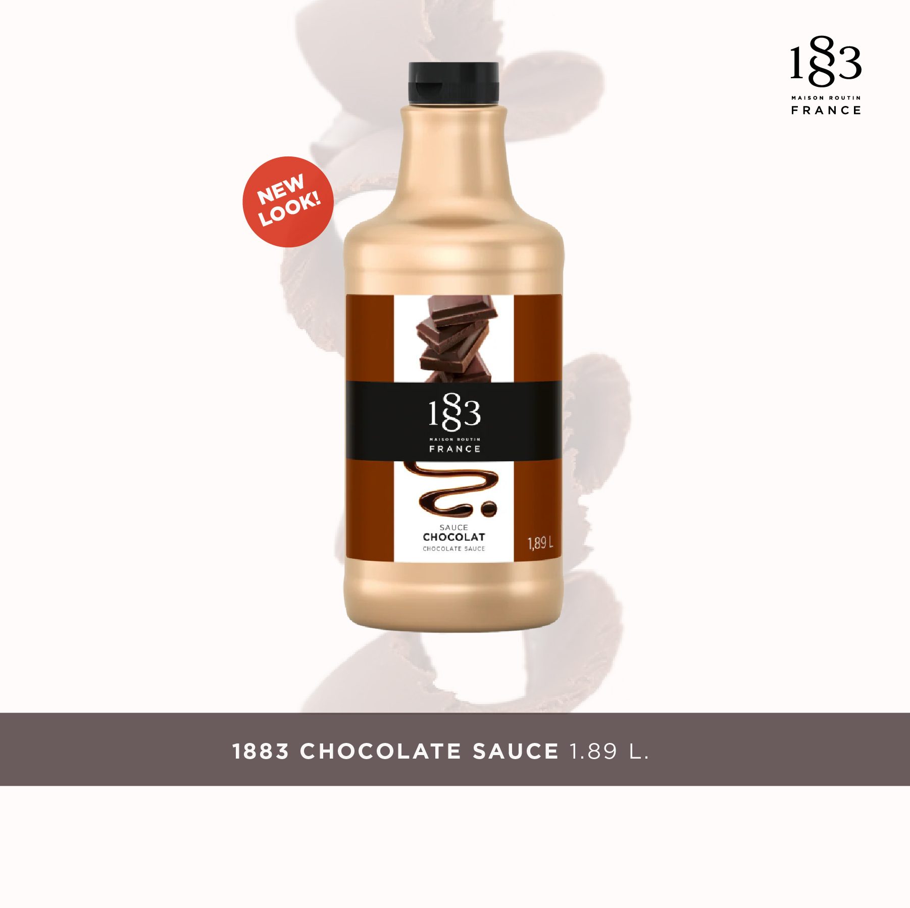 1883 Chocolate Sauce for Cafes, Used to Top Dishes and Decorate. | Chocolate Sauce 1.89 L. (Sku 4706) ราคา 855 บาท*ส่งฟรี