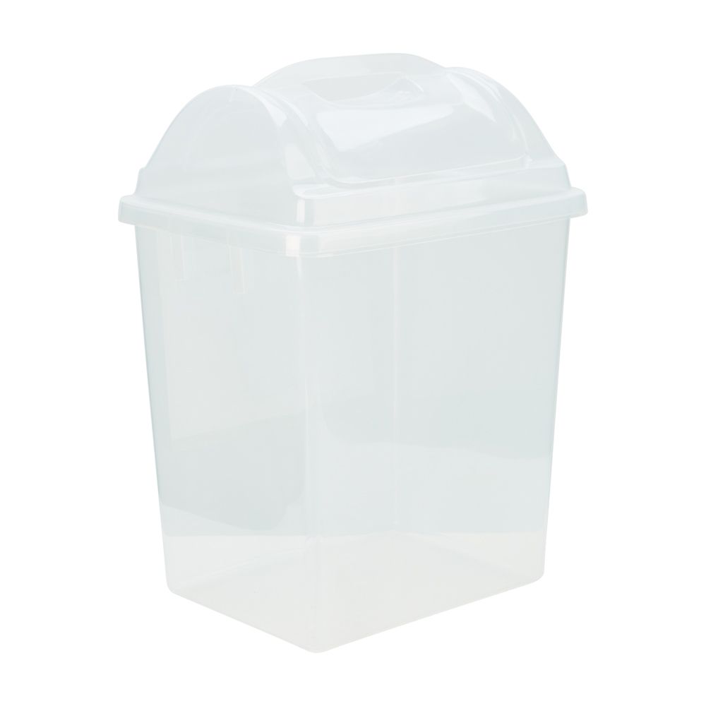 INDEX LIVING MALL ถังขยะผลัก รุ่นบิงโก ขนาด 14 ลิตร - สีใสโปร่ง ราคา 149 บาท*ส่งฟรี
