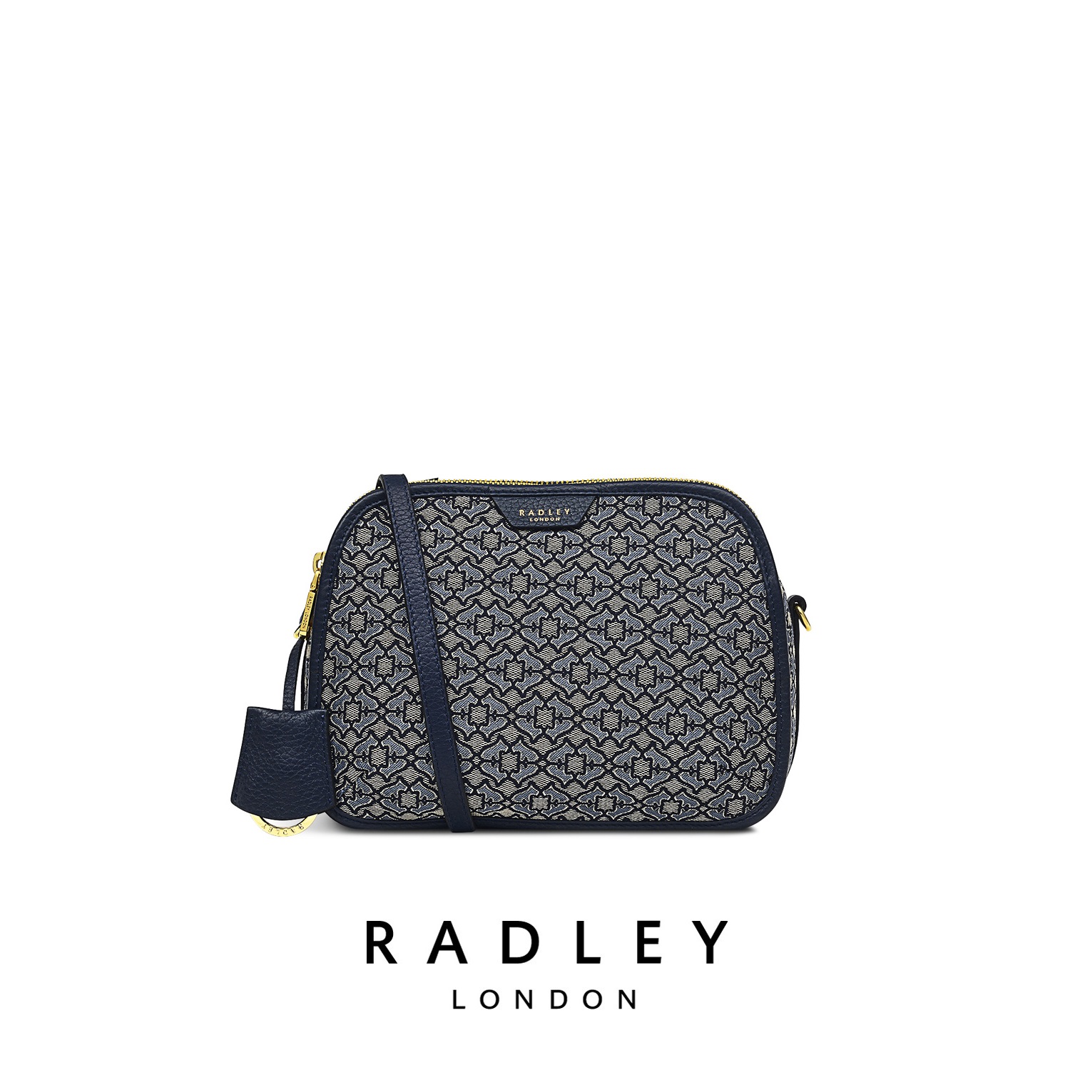 RADLEY LONDON DUKES PLACE - HEIRLOOM MEDIUM ZIPTOP CROSSBODY BAG - GOOSE GREY ราคา 9,109 บาท*ส่งฟรี
