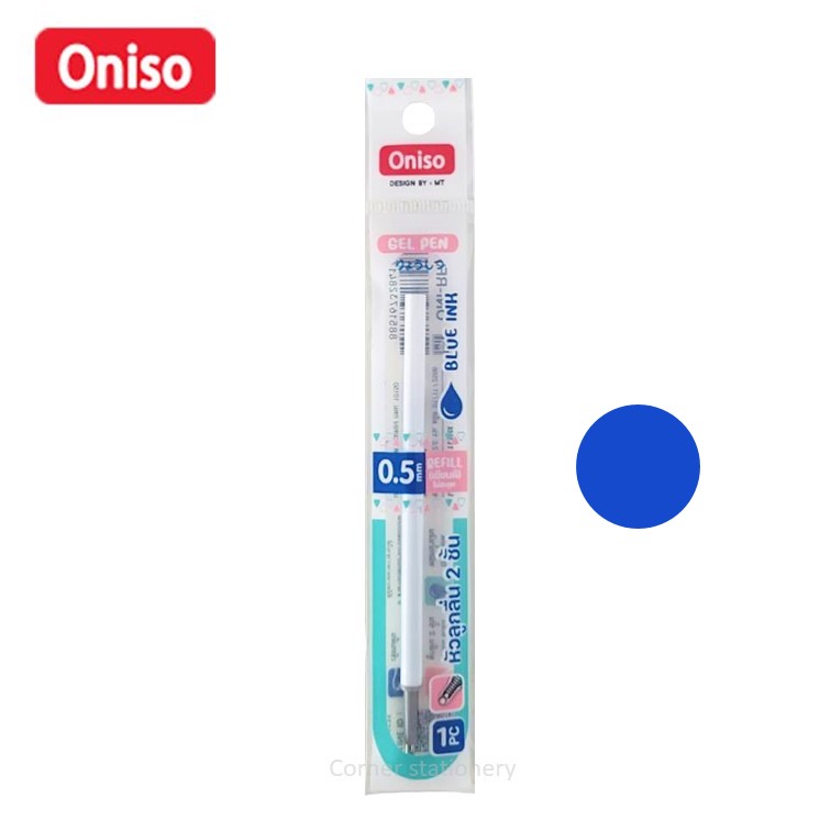 ปากกาเจล Oniso 0.5 มม.หมึกน้ำเงิน รุ่น blossom FD004 / Soda pop 005 ด้ามจับมีกลิ่นหอม โอนิโซะ pen