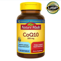 น้ำมันปลา Nature Made Omega-3 1200 mg 200 แคปซูล โคเอ็นไซม์คิว10 (CoQ10) นำเข้าจากสหรัฐอเมริกา จัดส่งฟรี