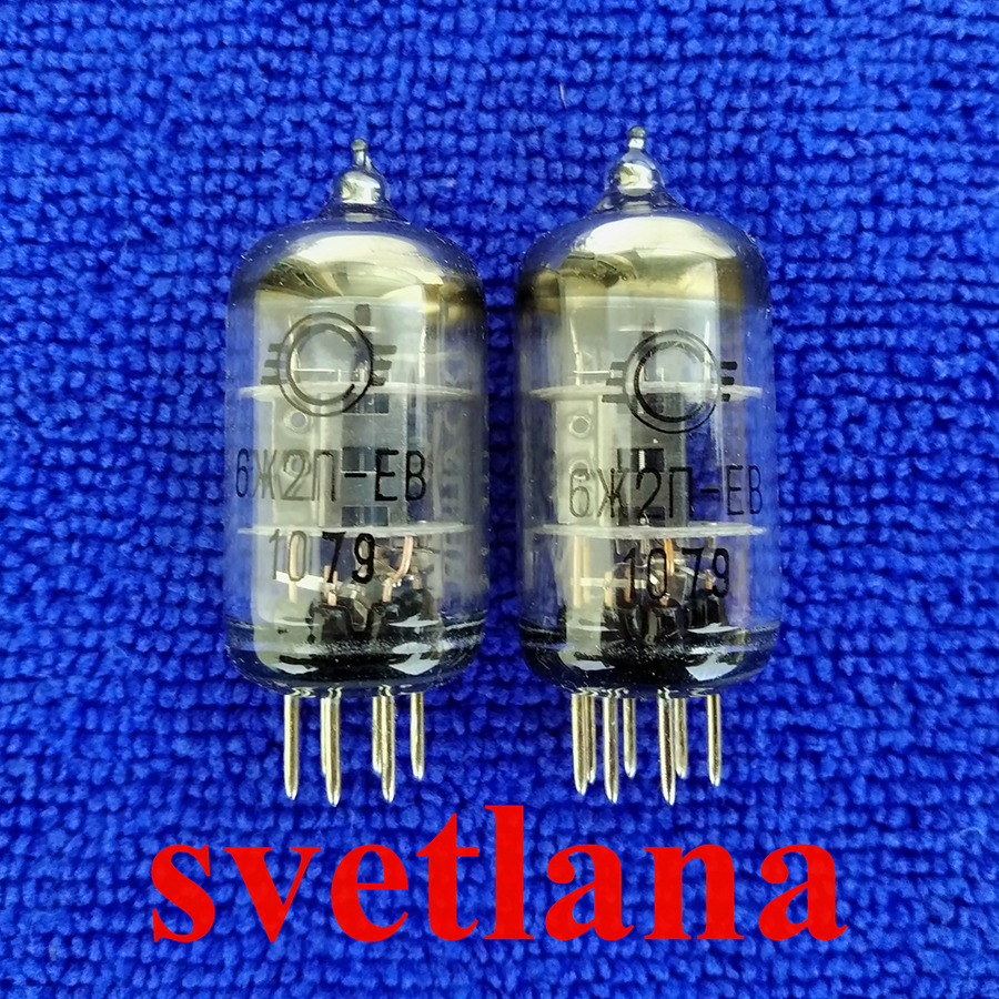 6J2 pre vacuum tube หลอด 6ZH2P-EV / 6J2P อัพเกรดปรีหลอดแทน 6J2/6J1 จีน (6K4 AS6 /5725/ 6F36) และ EF95 6F32 6AK5 5654