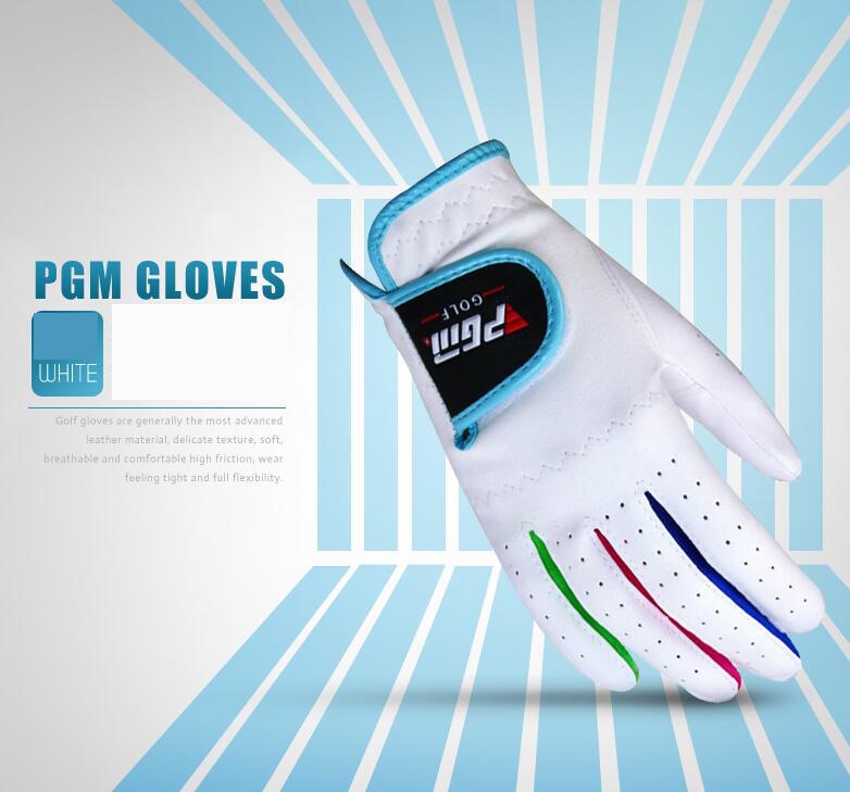 PGM ถุงมือมหัศจรรย์ สำหรับเด็ก PGM (ST010) SIZE14-17 สีขาวฟ้า / สีชมพู