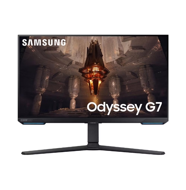 MONITOR (จอมอนิเตอร์) SAMSUNG ODYSSEY G7 LS32BG702EEXXT - 32" IPS 4K 144Hz G-SYNC COMPATIBLE, FREESYNC PREMIUM PRO ราคา 20,590 บาท*ส่งฟรี