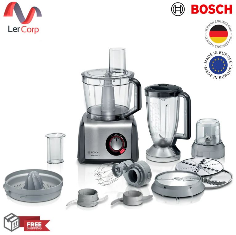(Bosch) Multipurpose Food Processor Model Mc812M844, Power 1250 Watts, Food Processors, Black ราคา 14,437 บาท*ส่งฟรี