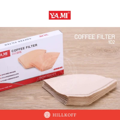 HILLKOFF : YAMI Paper Filter 102 กระดาษกรองกาแฟ 102