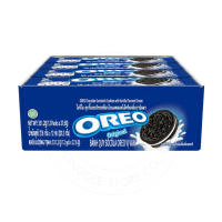 Oreo โอริโอ้ โอรีโอ้ คุกกี้แชนวิช รสช็อกโกแลต พีนัทบัตเตอร์ สตรอเบอร์รี่ โอรีโอ้เวเฟอร์ 5บาท *แพ็ค12ซอง* 28.5g. ขนม