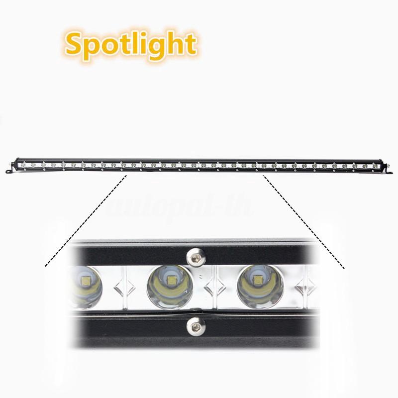 LED Light Bar ไฟรถยนต์ 108 W บาร์รถยนต์ยาว ทรงตรง ไฟหน้ารถ ไฟท้าย สำหรับอะไหล่รถ อุปกรณ์รถยนต์ รถสิบล้อ รถบรรทุก รถ Jeep ATV รถเอทีวี เรือประมง เรือยอชท์ รถบรรทุก รถสิบล้อ เเสงพุ่งสว่างมาก งานพรีเมี่ยม เเสงขาว 12V-24V จำนวน 1 ชิ้น