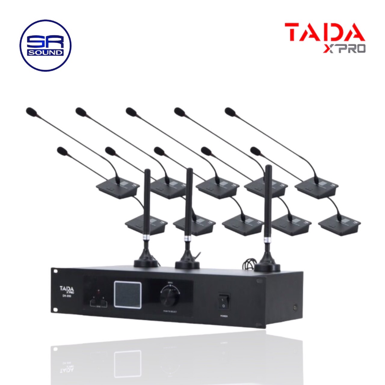 (ใช้โค้ดลดอีก10%) TADA DK-990 ไมค์ประชุมไร้สาย แบบชุดเช็ต DK 990 DK990 (สินค้าใหม่แกะกล่อง มีหน้าร้าน) ราคา 32,600 บาท*ส่งฟรี