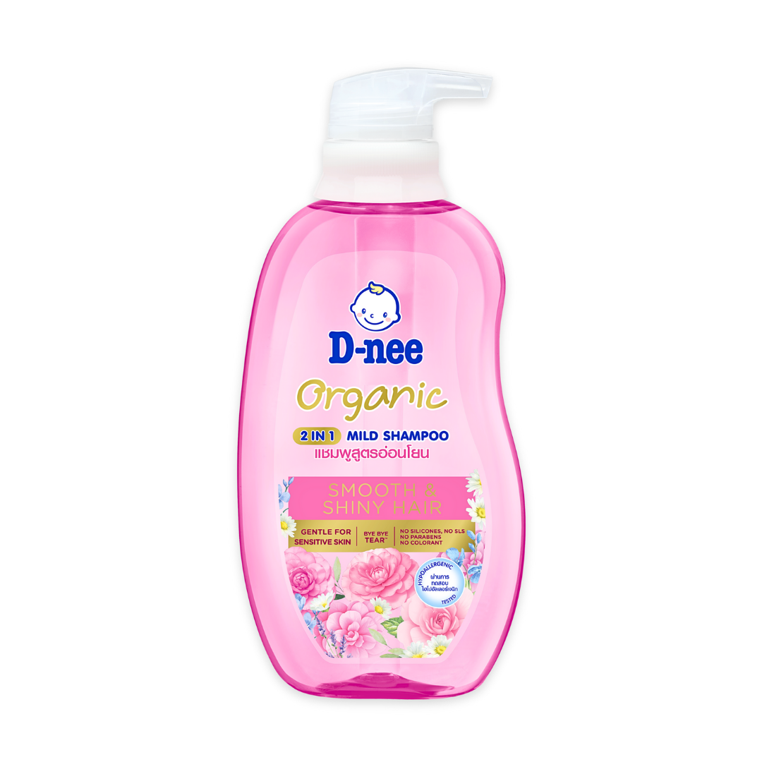 D-nee แชมพูสระผม สำหรับเด็ก ดีนี่ ออร์แกนิค มายด์ แชมพู ยาสระผมเด็ก (ขนาด 380 มล.) แชมพูเด็ก