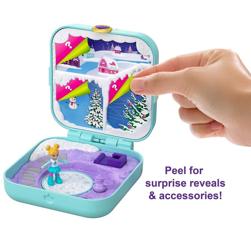 Polly Pocket MINI พอลลี่ พ๊อกเก็ต ตลับหรรษา สุดเซอร์ไพรส์ GDK76