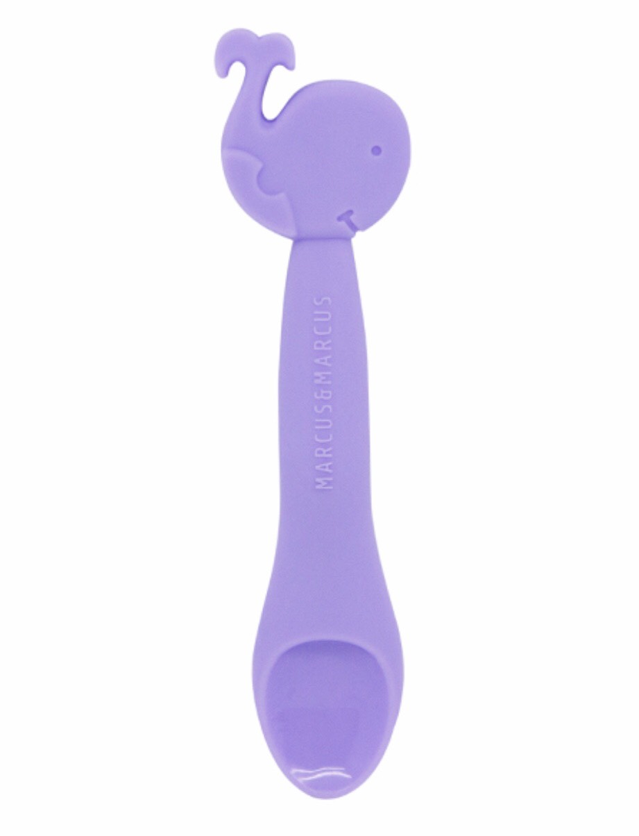 Marcus & Marcus Silicone Feeding Spoon ช้อนป้อนอาหารซิลิโคน